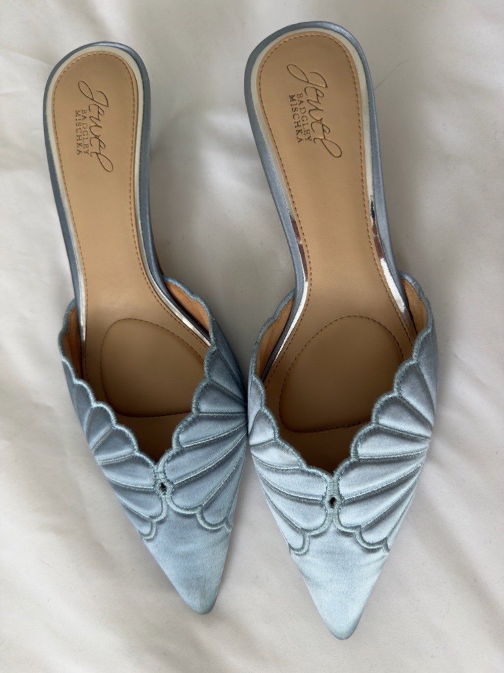 Jewel Badgley Mischka Palmer Slip-On Evening Mule - Picture 2 of 7